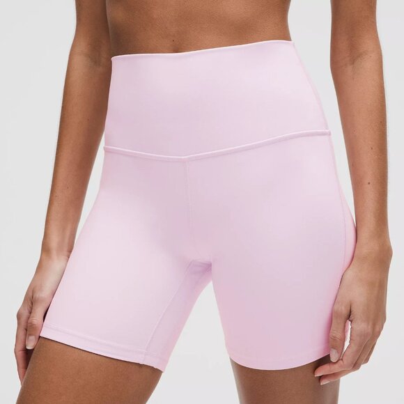 Lululemon Align™ High-Rise Short 6" in Pink Organza Size 6 BNWT - Picture 4 of 5